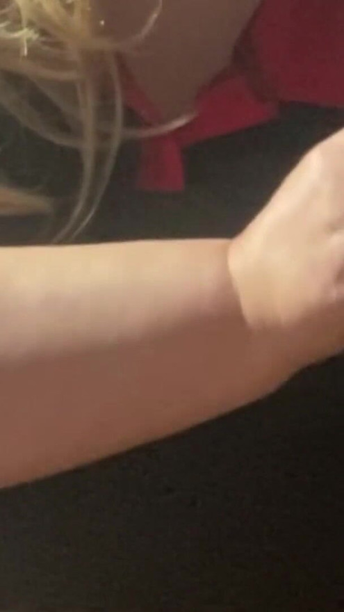 British Blonde Milf gets wild with Huge BBC. Naughty play | Clip 2