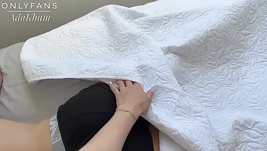 Waking him up in the best way possible, hot sex!