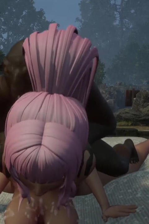 Gol Anime Pregnant Slave Gangbanged by Goblins in Bed