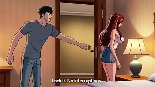 Stepbrother stepsister's dirty chat and seduce for fucking