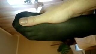 pantyhose jari kaki istri saya