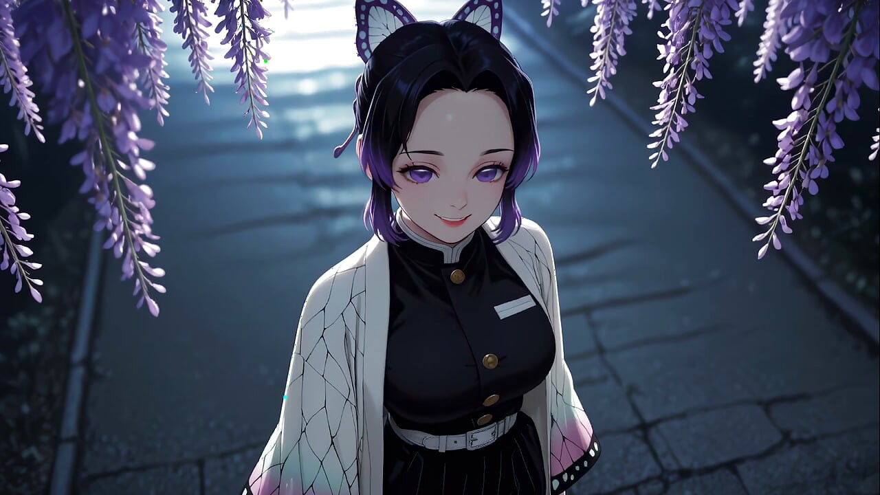 Shinobu berijdt een enorme lul - Demon Slayer hentai