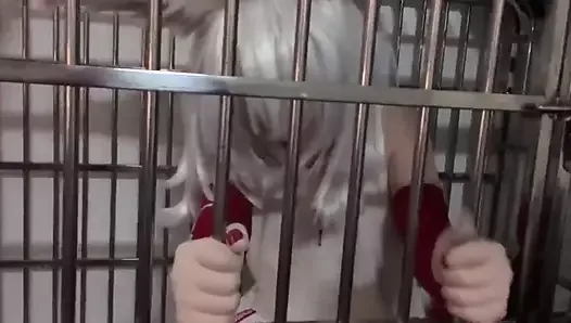 Kigurumi Fox Locked In Cage
