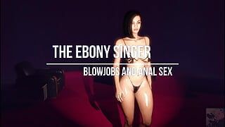 Ebony singer interracial anal and oral sex