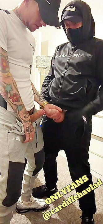 Straight chav gets fuck in sneakers and trackies