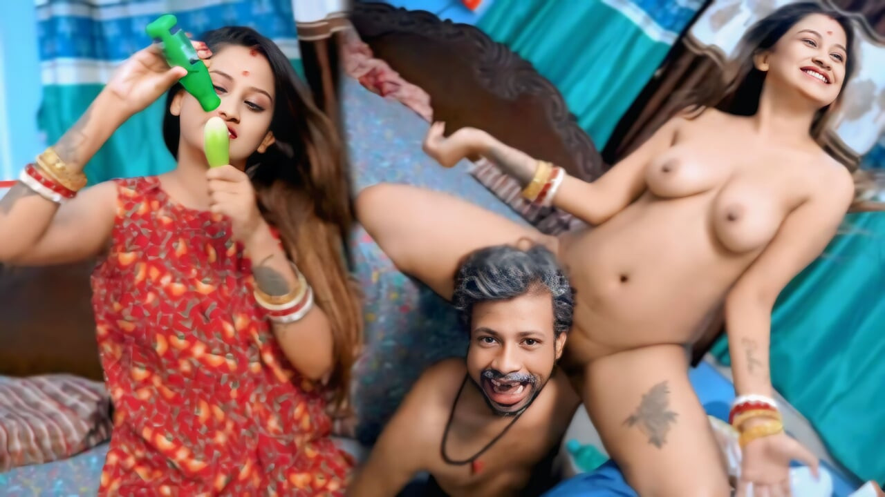 Bahu ko baigan ghusate pakda sasur ne uske baad chod diya