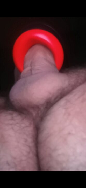 new pulsations of my cock with toy