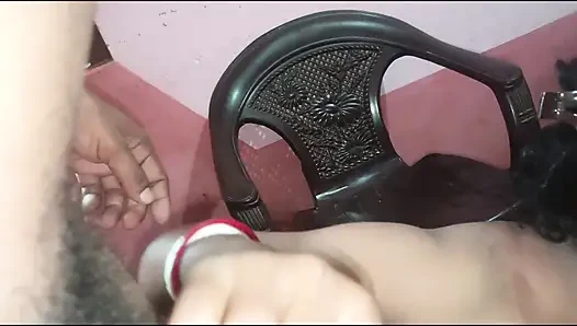 Riya has hot sex with her boyfriend in her own home, doggy-style.