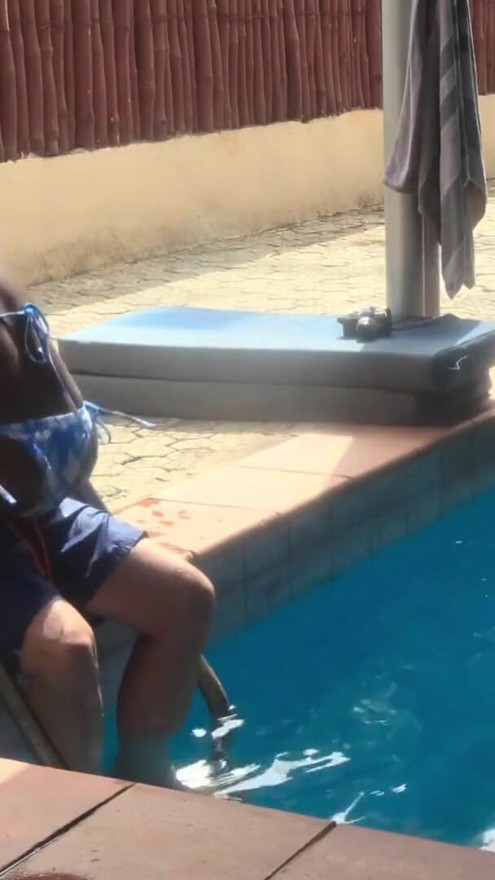 Ebony Milf riding her white stepdad compilation | Clip 1