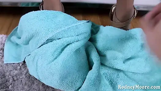 Black beauty Florence and her horny pink pussy