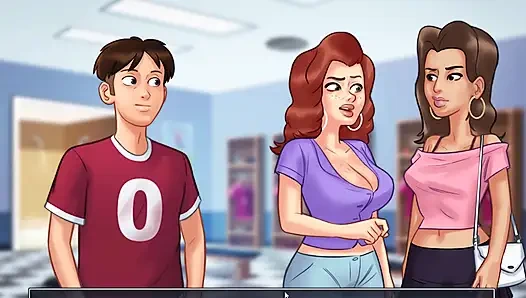 SummerTime Saga - дополнительные занятия помогают большим красивым сиськам