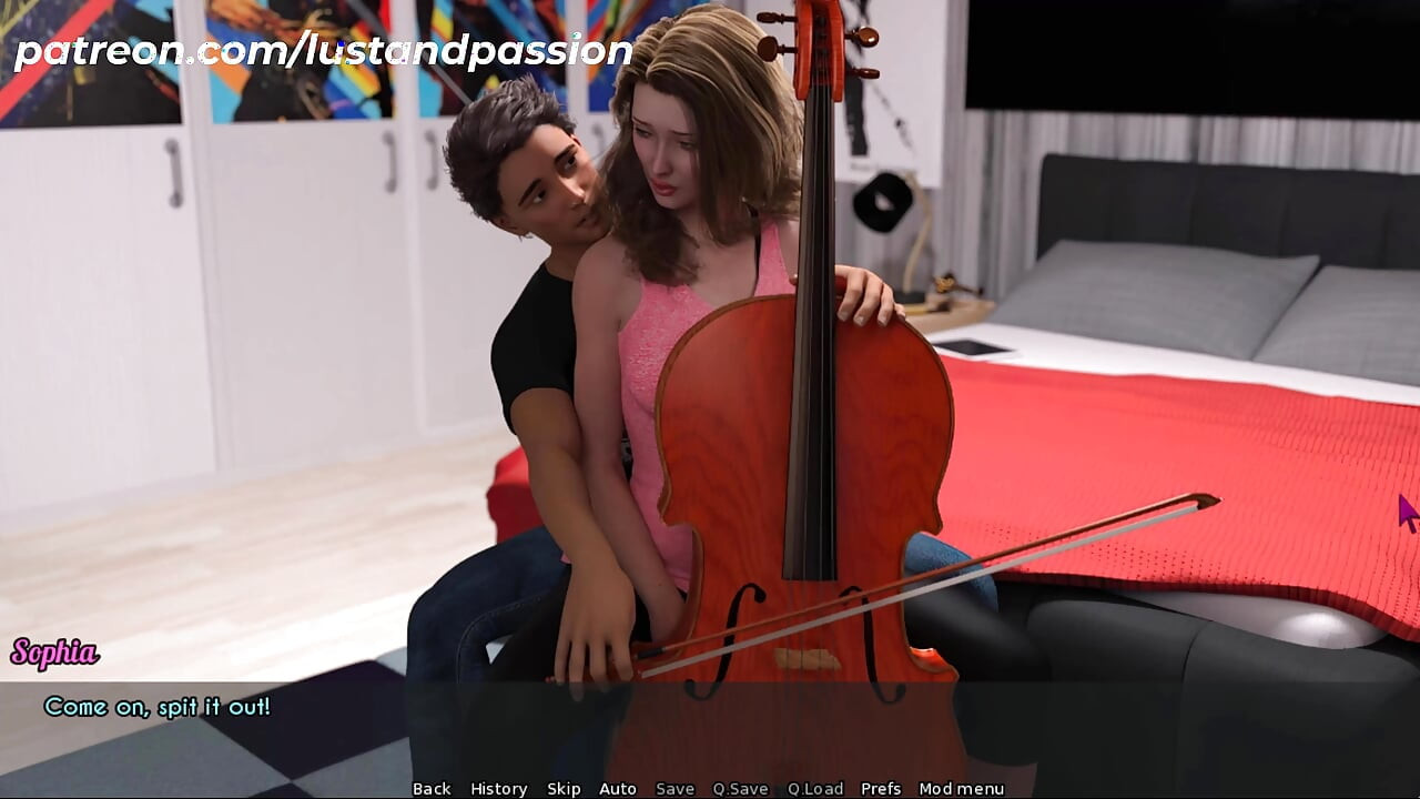AWAM #3 Learning to play the Cello with him tight around me