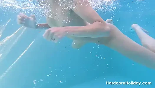 Cock Fits Perfectly between Isabella’s Lips at HardcoreHoliday