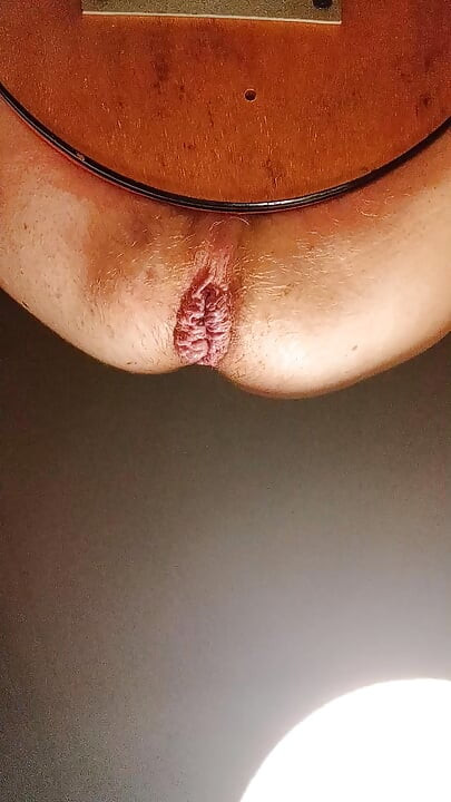 A little ass all dilated, wet as a swamp, drools and asks for her big toy