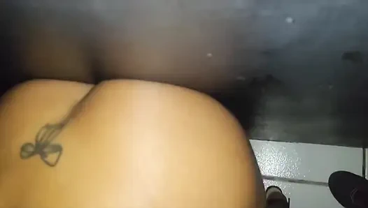 I Sucked a Black Cock with Pleasure at the Gloryhole and Even Gave Him My Ass! Part 2