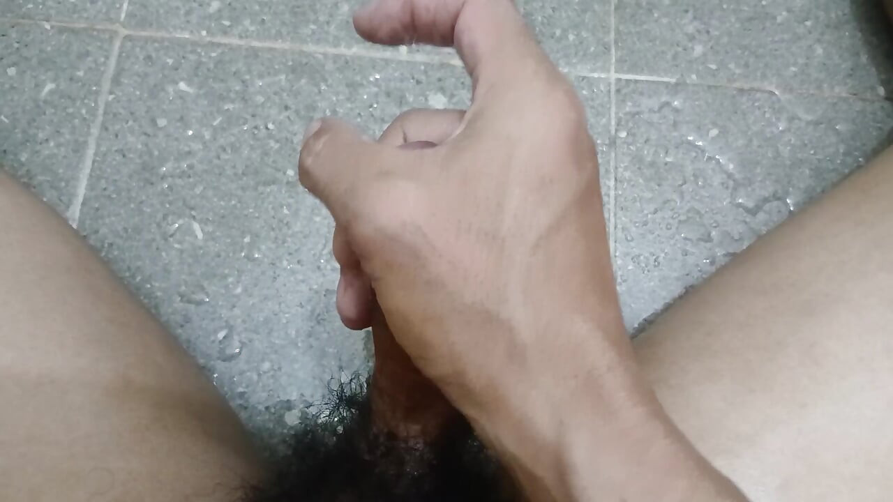 Ind Boy in Bathroom