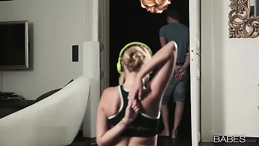 Schätzchen - Wenn mark und Alessandra Jane lutschen von stiefmutter Candy Trainieren im Wohnzimmer
