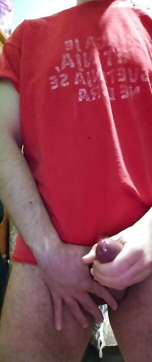 Jerking off my Big Dick and tasting my Cum