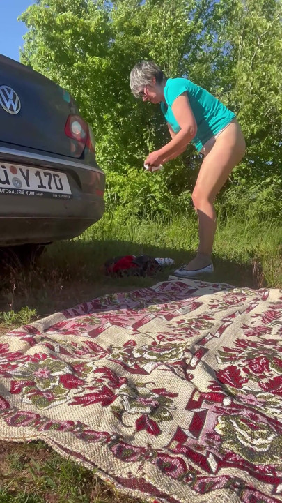 Madam O Outdoor Anal Part 2!!!