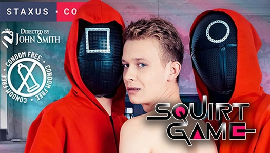 Squirt Game 01 :: Handsome boy is torment to his heart's content in this version of Squirt Game