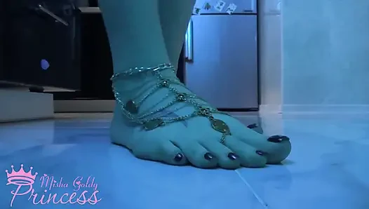 Mesmerizing foot worship