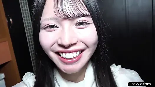 Sevimli beyaz gyaru sürprizi. Vahşi bir gece asla unutamayacağım bir rüyaya dönüştü