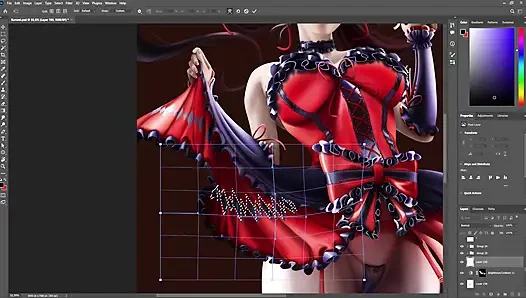 Kurumi timelapse sfw date a live