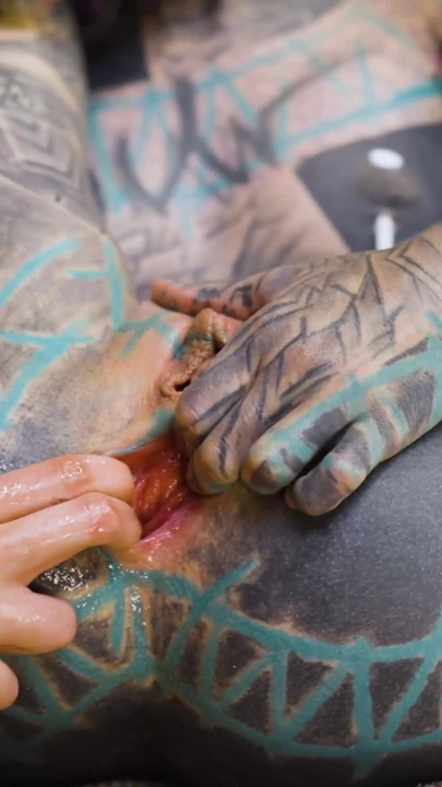 Must-share moment from "Alt cutie spreads wide and takes a deep, filthy ass fist stretching every inch with moans"