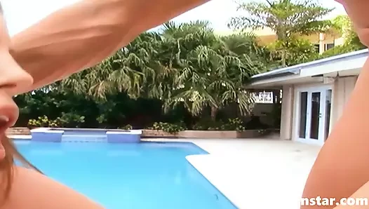 Beautiful Pornstar Babe Alexa Benson Fucked by Two Dudes