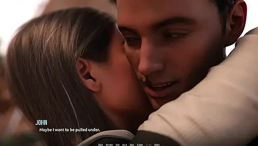 Dominos Beach 17: Emily и John's Beach Практика из рот в рот