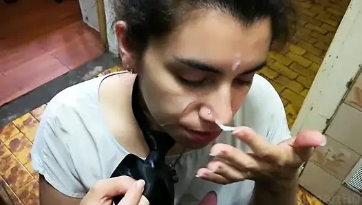 Глотание спермы, подборка 1