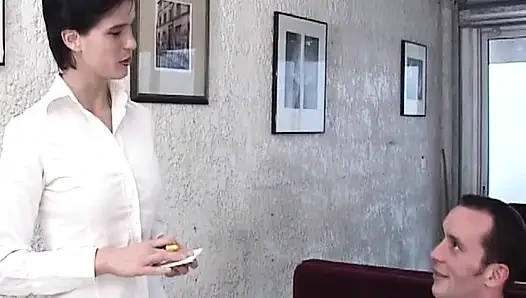 Perfect Inked Secretary From France Anal Penetrated at Office
