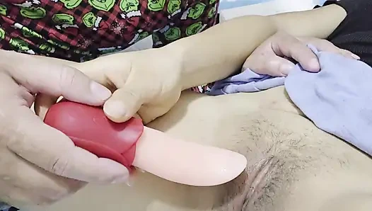 Stepdad's Naughty Surprise: Gifting Stepdaughter a New Toy & Testing it Together While Home Alone