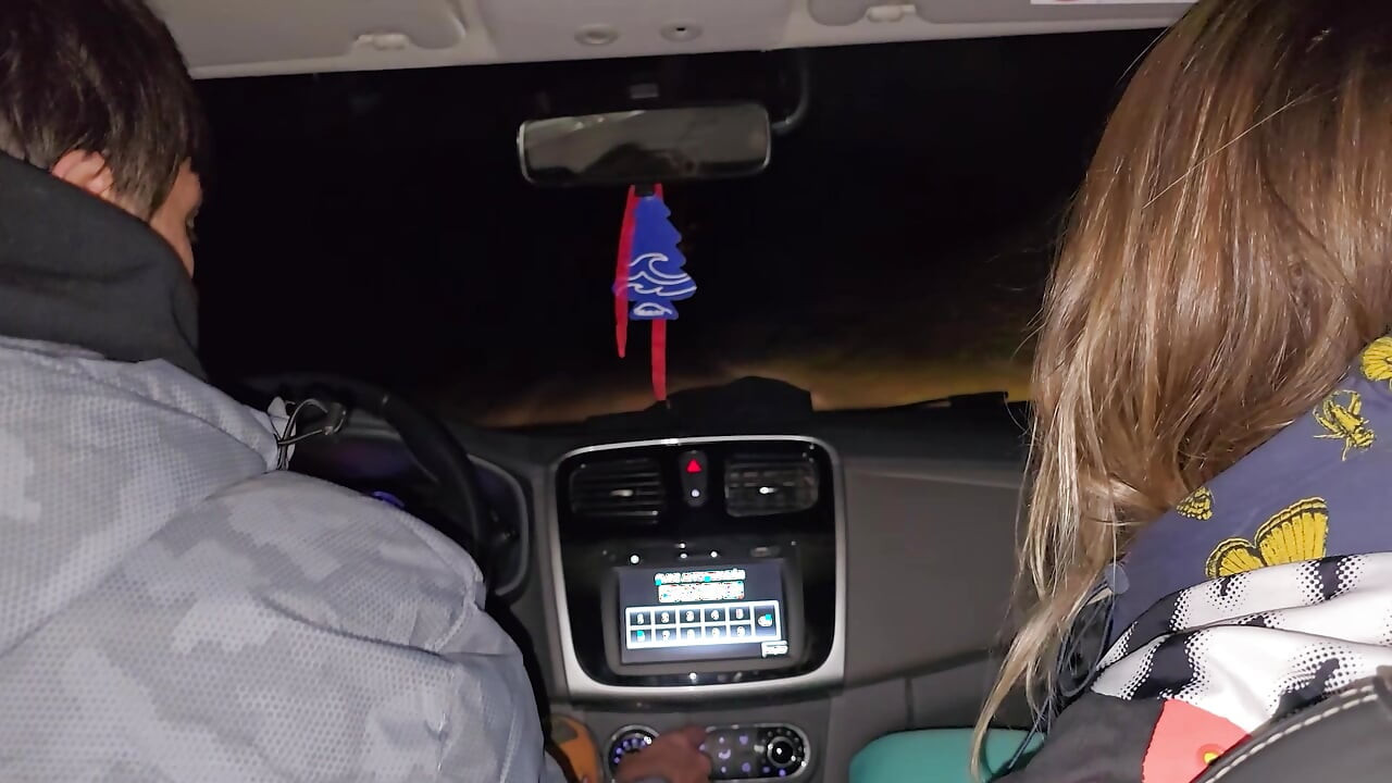 A double blowjob in my friend's car DIRTY MORBID GIRLS