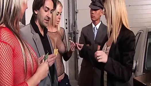 Condom Fuckeds Scene 1 Gorgeous Blondes in Lingerie Enjoy an Orgy with Big Dicks Using Condoms
