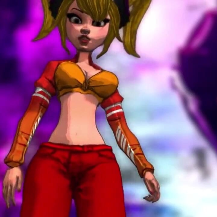 Získejte chuť na 3D kreslený model, sladká sladká sladká Brandie je štíhlá tlustá křivka zadek