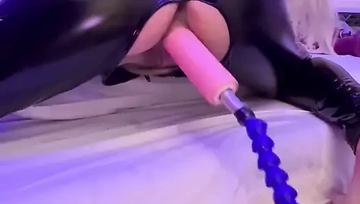 Alice Lima Getting Fucked with Sex Machine