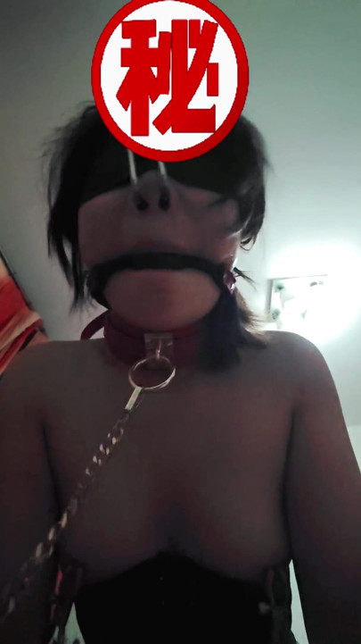 La pequeña perra tiene un pezón ganchudo en la nariz y sujeta a la chica encima para tener sexo