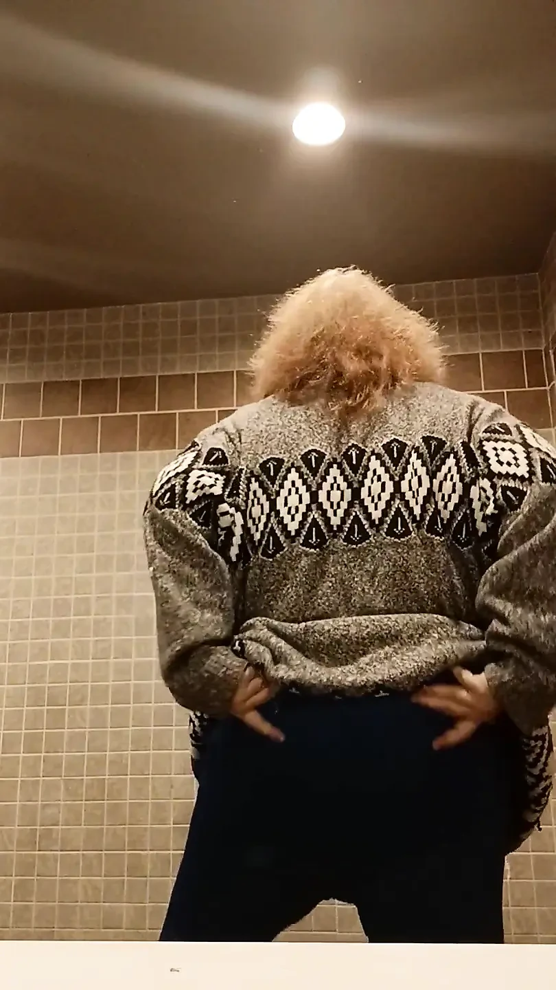 Shh dont tell I was  being naughty in the rest room of a diner that