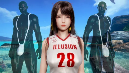 Ai Shoujo, японская красотка Fumi принимает большой пакет в реалистичном анимированном 3D сексе с многократными оргазмами без цензуры
