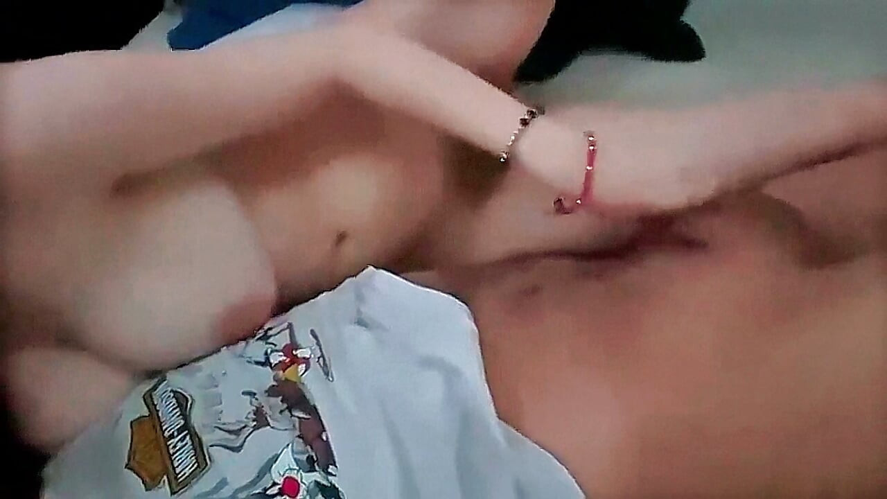 Natural big tits bouncing on my cock