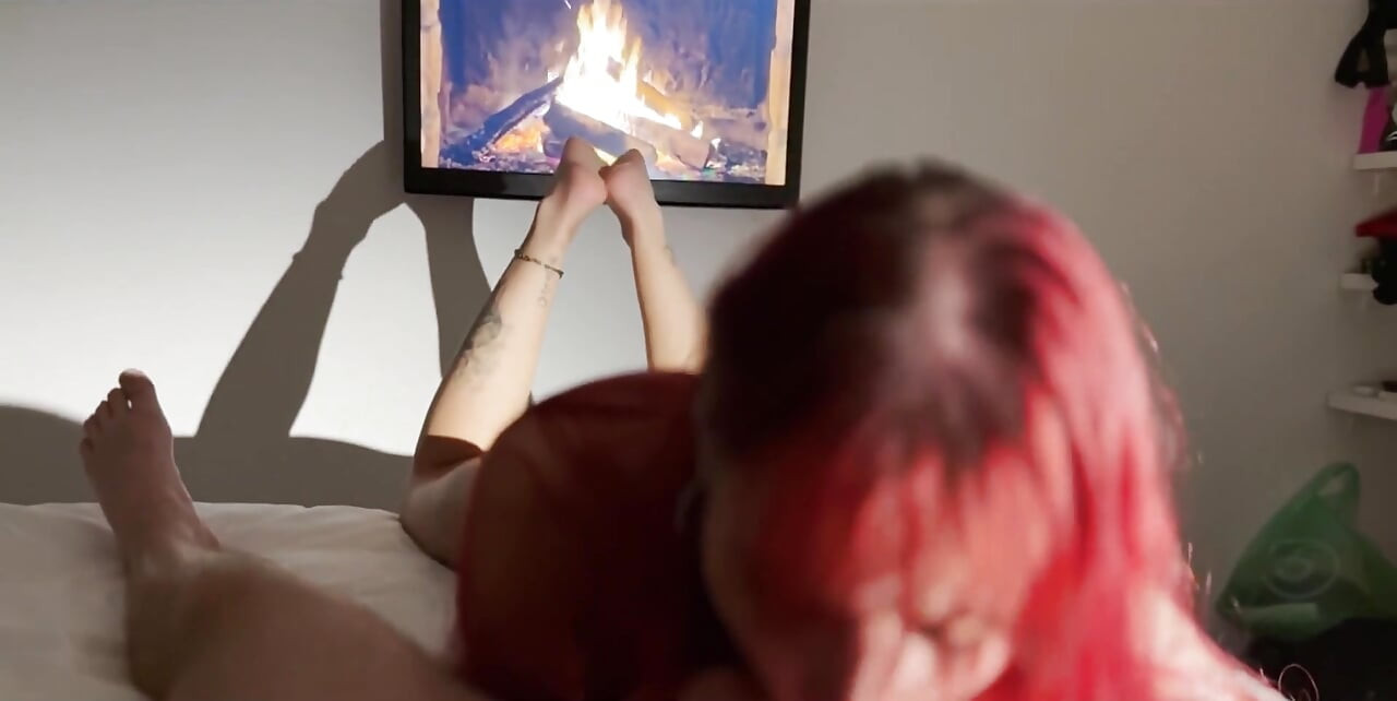 POV Blowjob with Hot Sensual Riding and Big Cum