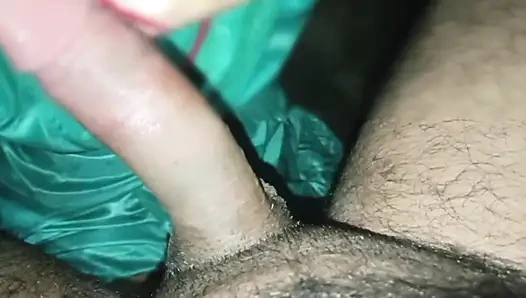 Beautiful cute stepsister sucking stepbrother cock