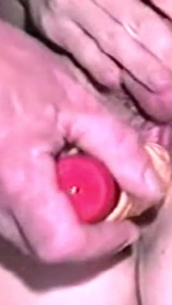 Captivating moment from "DILDO JOINT MASTURBATION WITH WIFE AND HER ORGASM"
