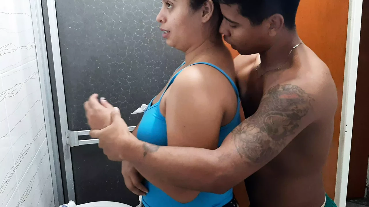 My stepsister brushes with my cock, we end up fucking in the bedroom