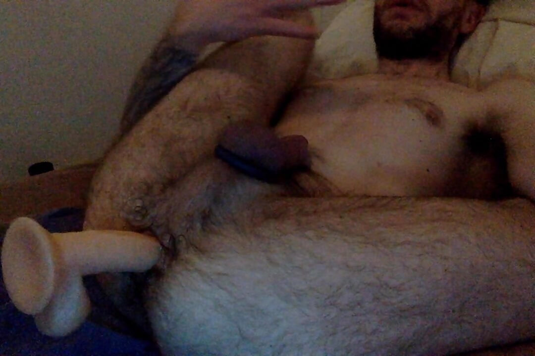 Taking 9in dildo