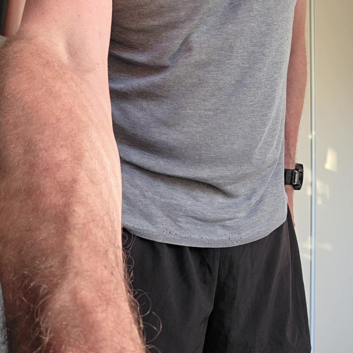 My big bulge in my white brief