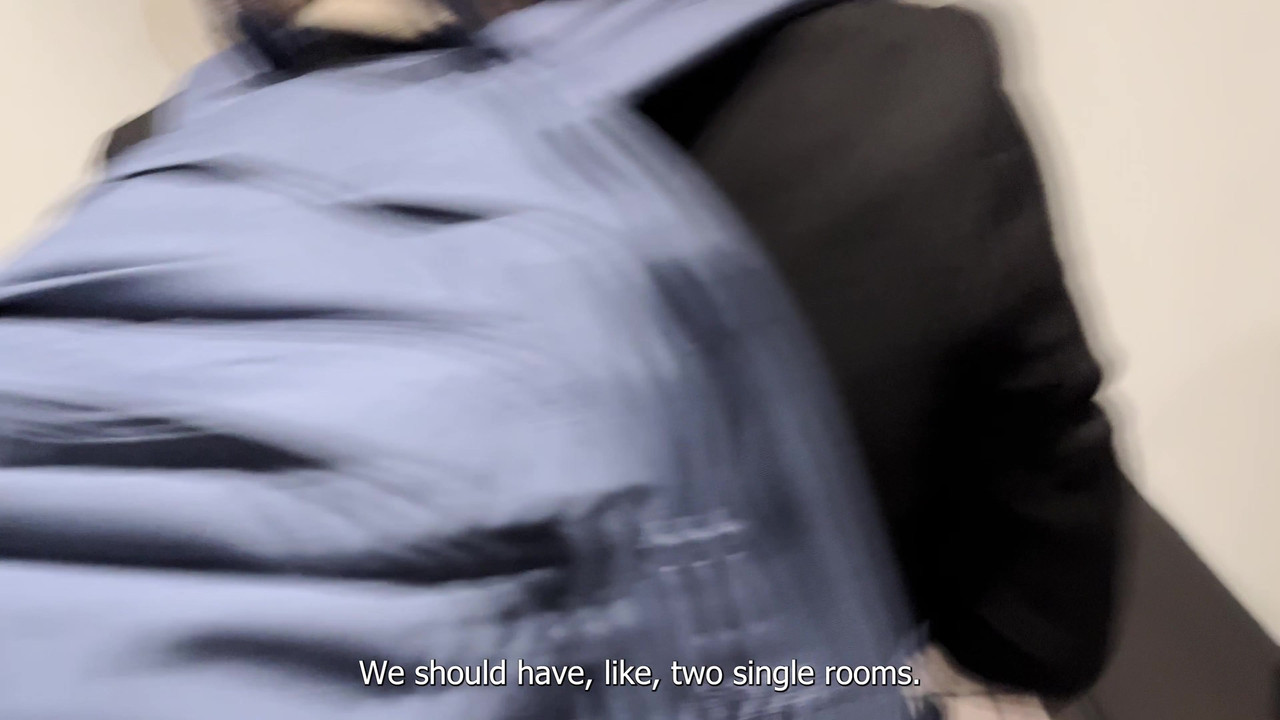 "Do you have an erection?". Sharing a hotel bed with a coworker ended up with an unexpected sex.