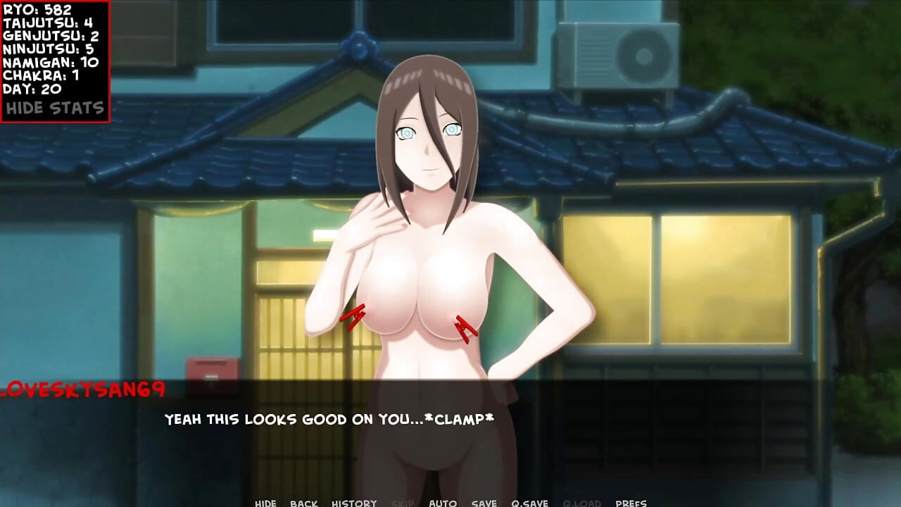 Sarada Entraînement v2.2, partie 4, jeu avec des seins par Loveskysan69