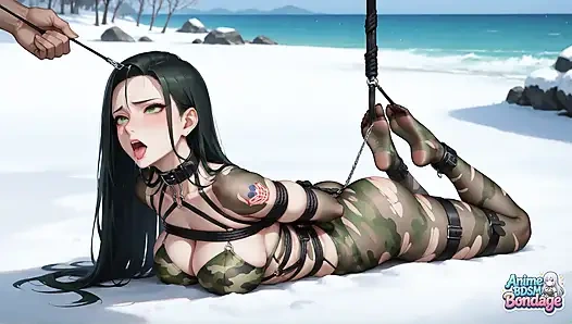 Sexy BDSM Play on the Beach Is the Hottest Way to Have a Bondage Orgasm!